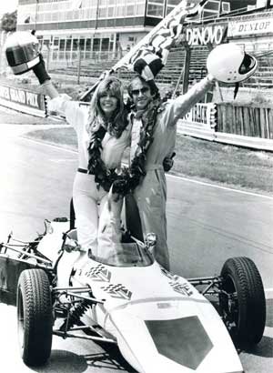 Ingrid Pitt at Brands Hatch
